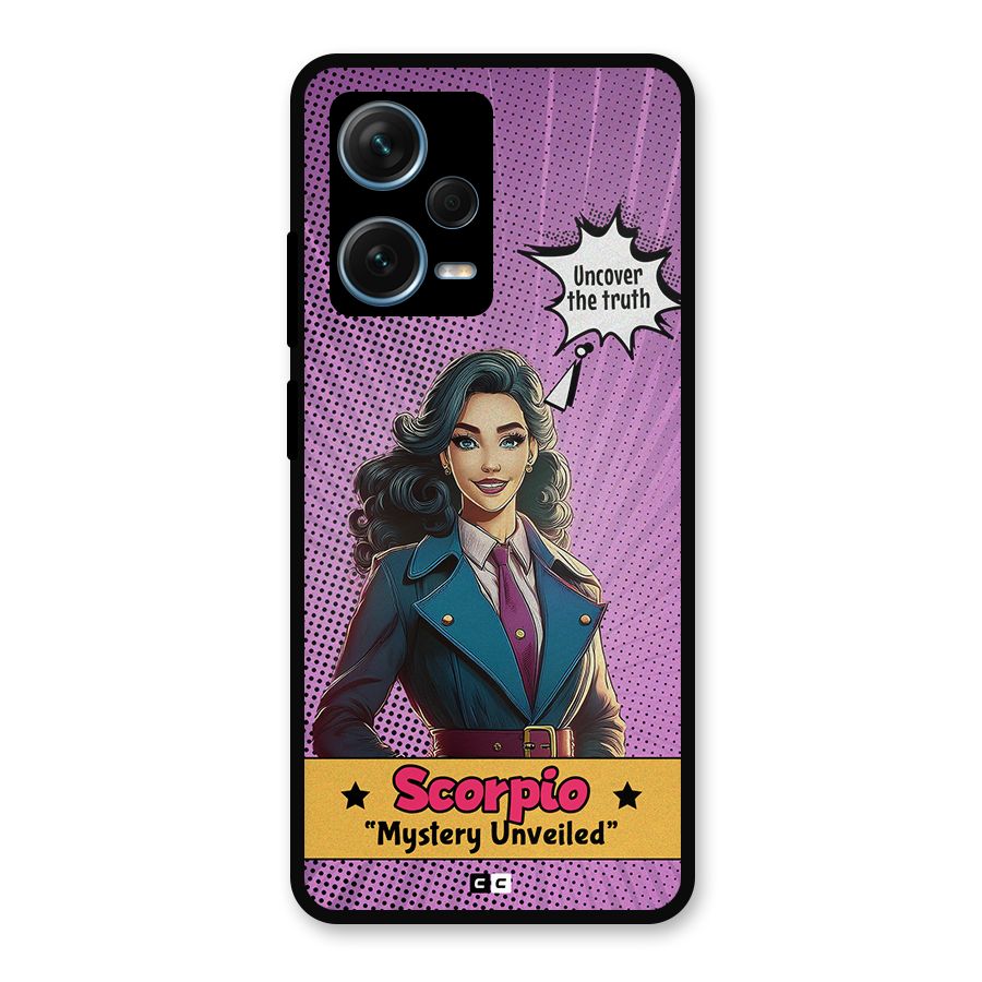 Scorpio Mystery Metal Back Case for Redmi Note 12 Pro Plus 5G