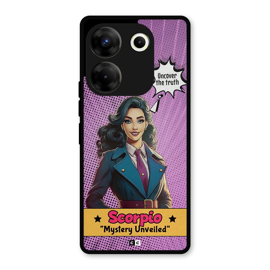 Scorpio Mystery Metal Back Case for Tecno Camon 20 Pro