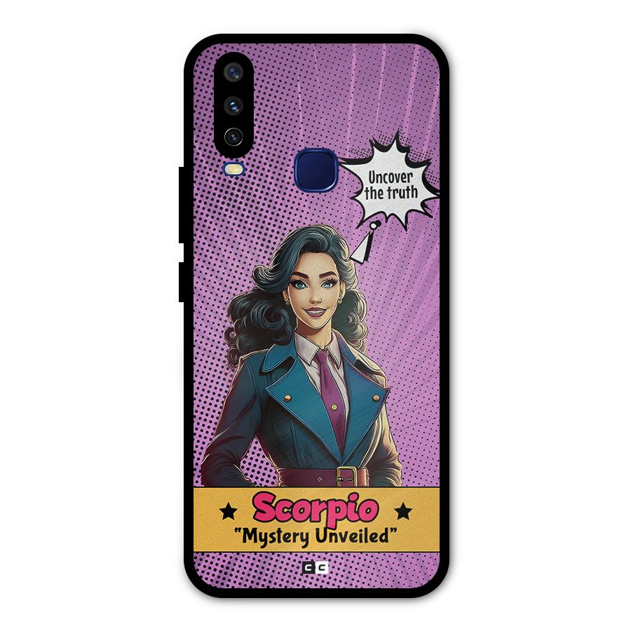 Scorpio Mystery Metal Back Case for Vivo V17