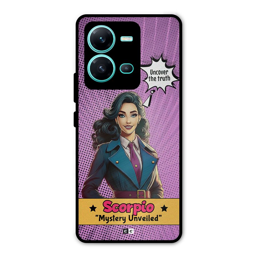 Scorpio Mystery Metal Back Case for Vivo V25