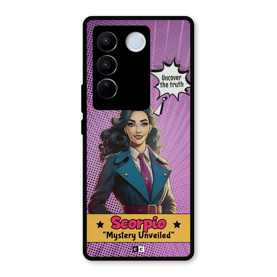 Scorpio Mystery Metal Back Case for Vivo V27