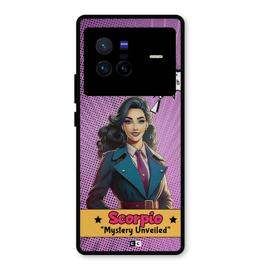 Scorpio Mystery Metal Back Case for Vivo X80