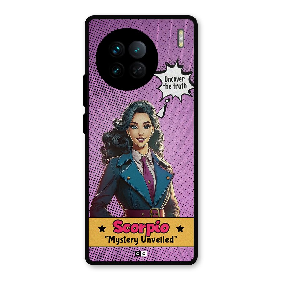 Scorpio Mystery Metal Back Case for Vivo X90