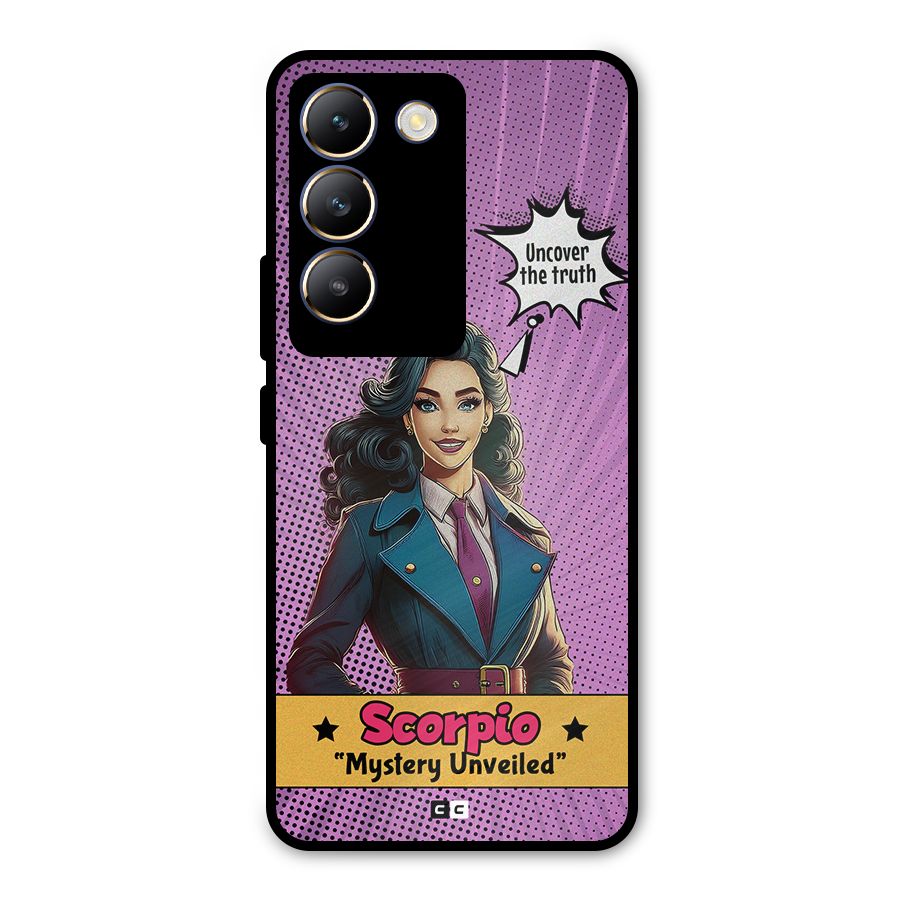 Scorpio Mystery Metal Back Case for Vivo Y200e