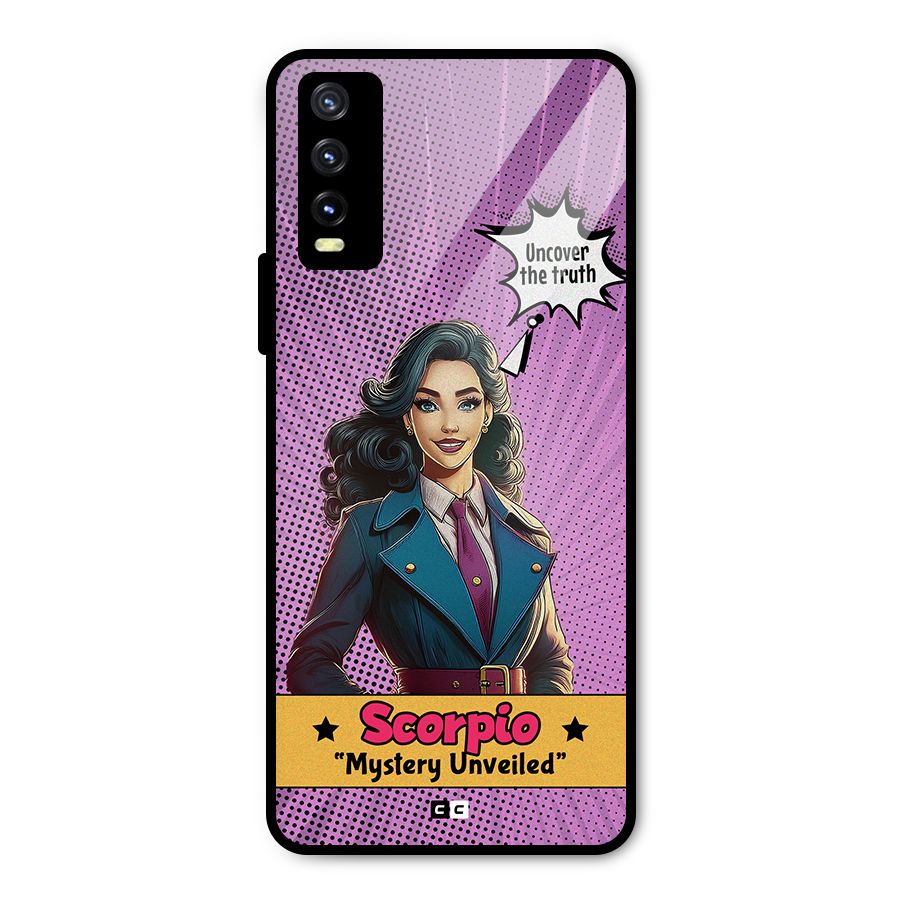 Scorpio Mystery Metal Back Case for Vivo Y20g