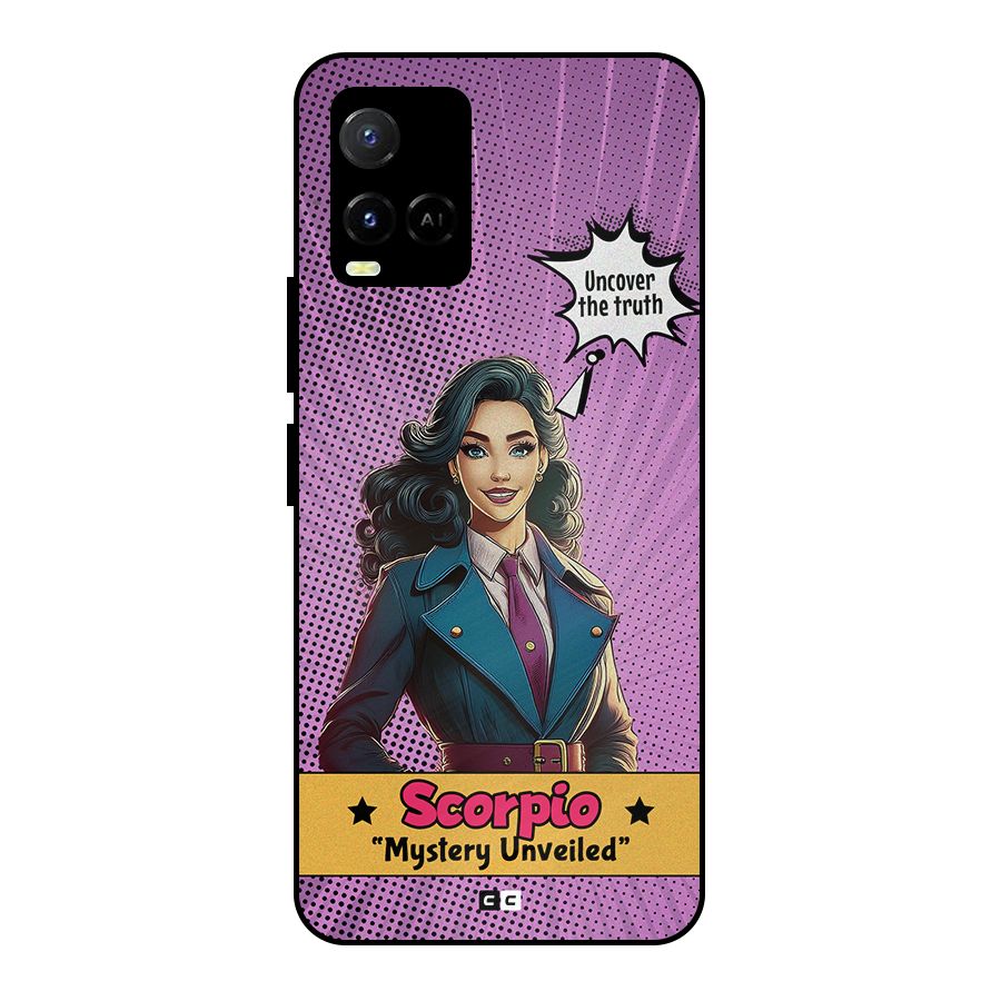 Scorpio Mystery Metal Back Case for Vivo Y21A