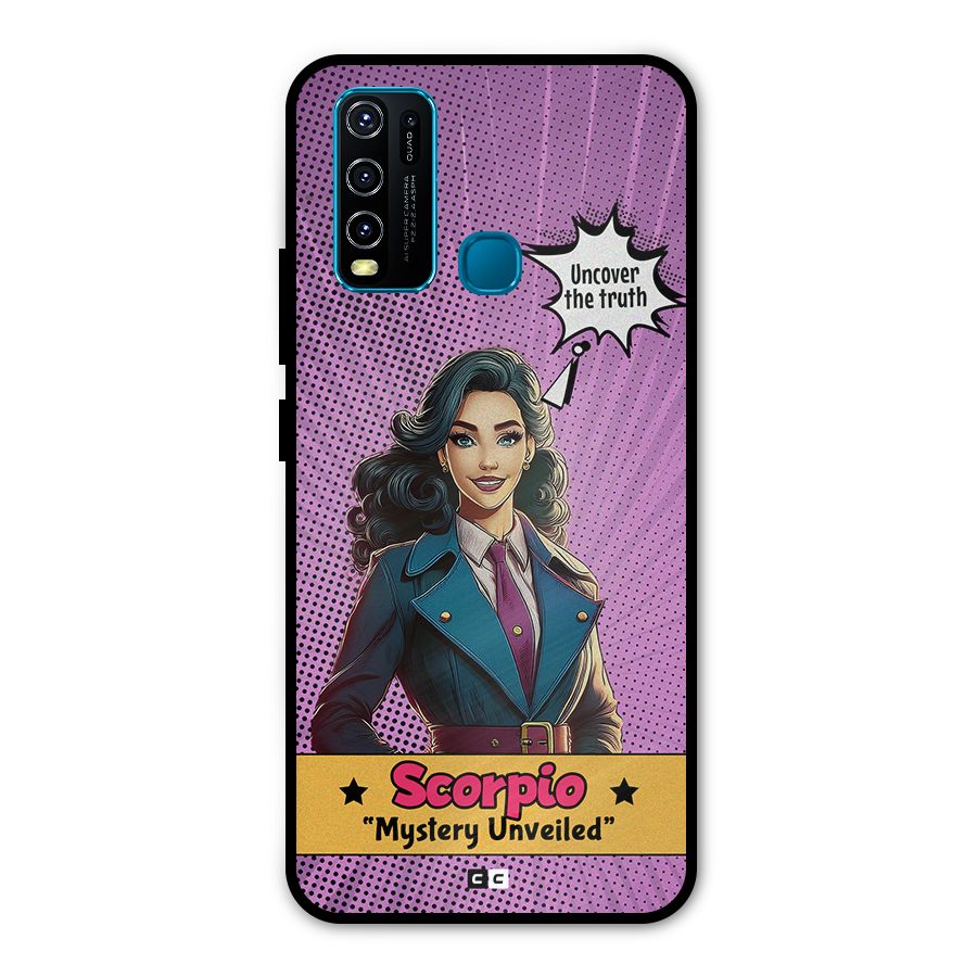 Scorpio Mystery Metal Back Case for Vivo Y30