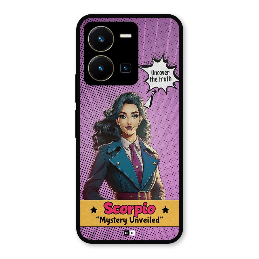 Scorpio Mystery Metal Back Case for Vivo Y35