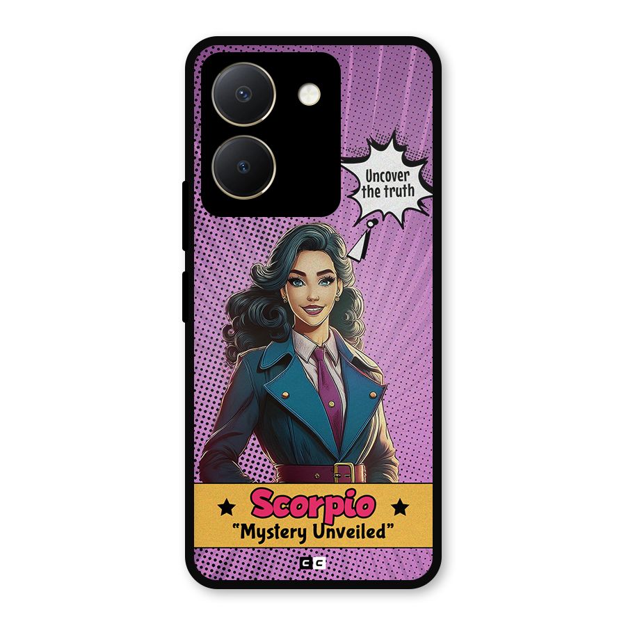 Scorpio Mystery Metal Back Case for Vivo Y36