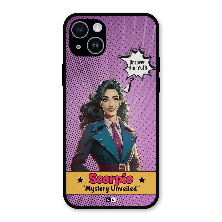 Scorpio Mystery Metal Back Case for iPhone 14