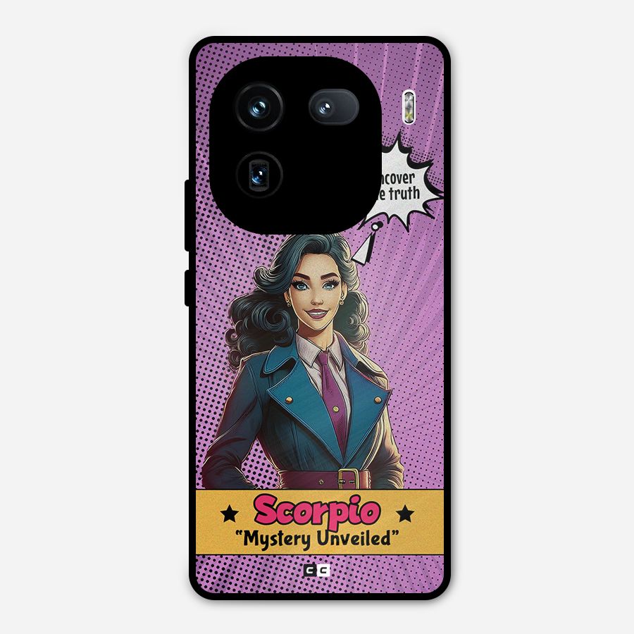 Scorpio Mystery Metal Back Case for iQOO 12