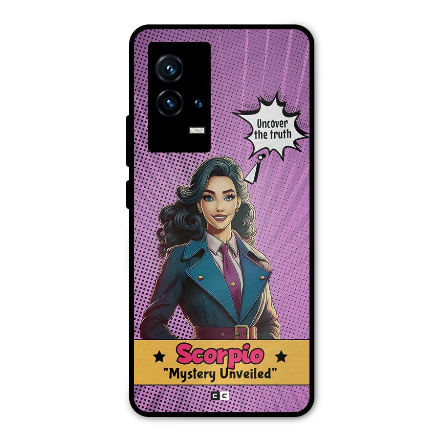 Scorpio Mystery Metal Back Case for iQOO 9 5G
