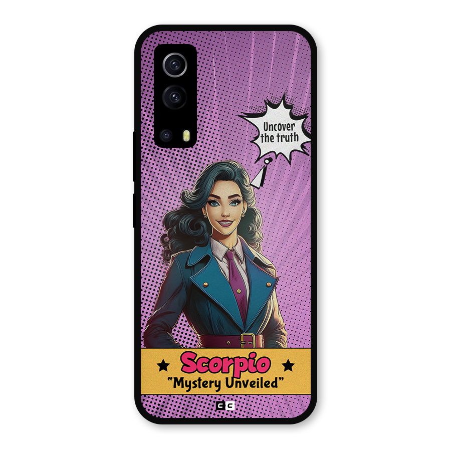 Scorpio Mystery Metal Back Case for iQOO Z3