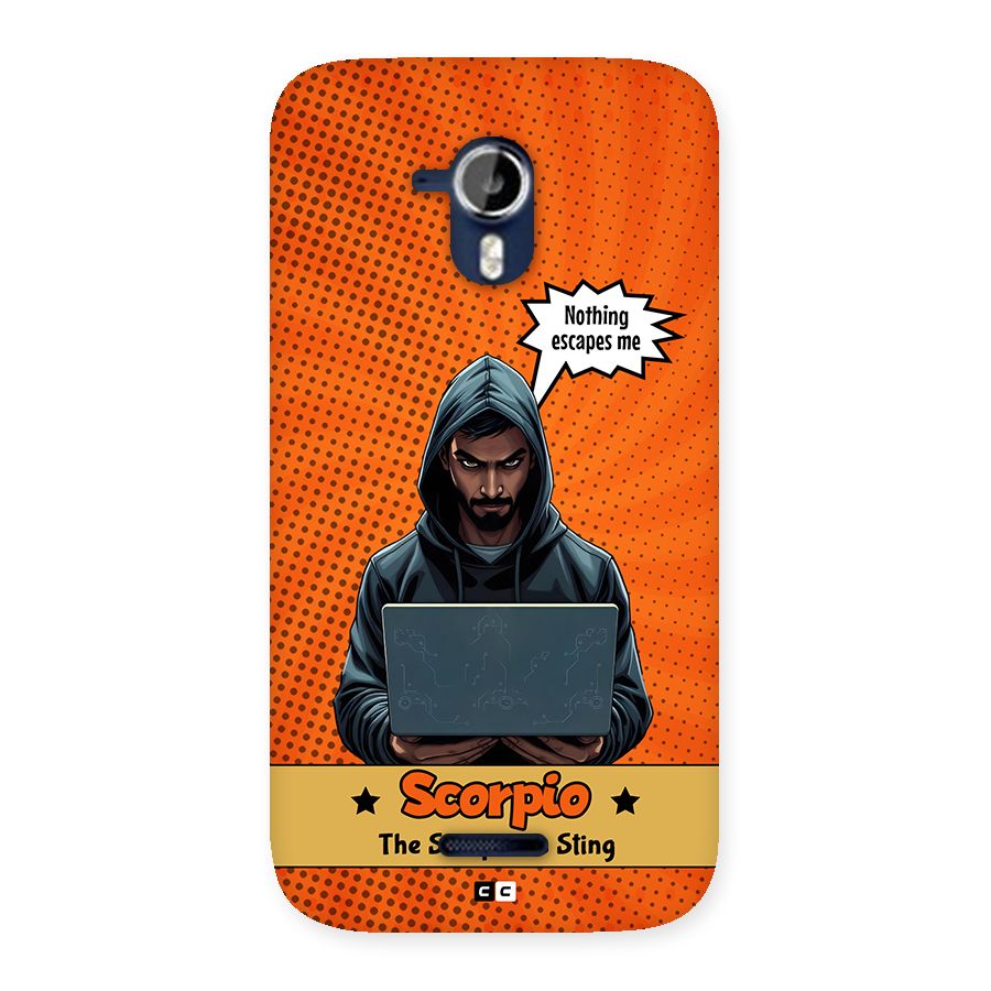 Scorpio Warning Back Case for Canvas Magnus A117