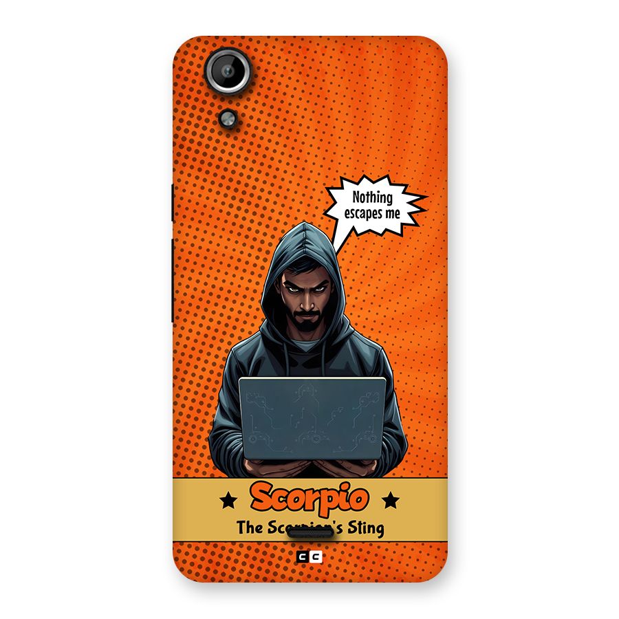 Scorpio Warning Back Case for Canvas Selfie Lens Q345