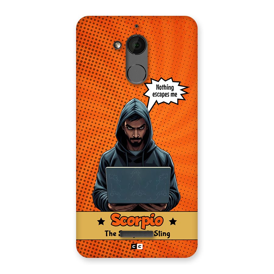 Scorpio Warning Back Case for Coolpad Note 5