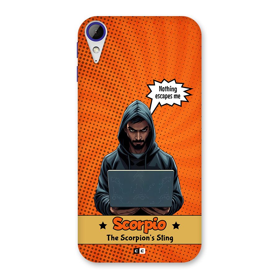Scorpio Warning Back Case for Desire 830