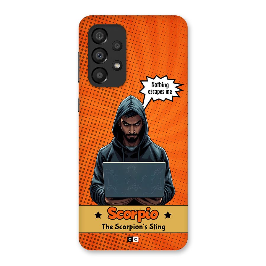 Scorpio Warning Back Case for Galaxy A33 5G