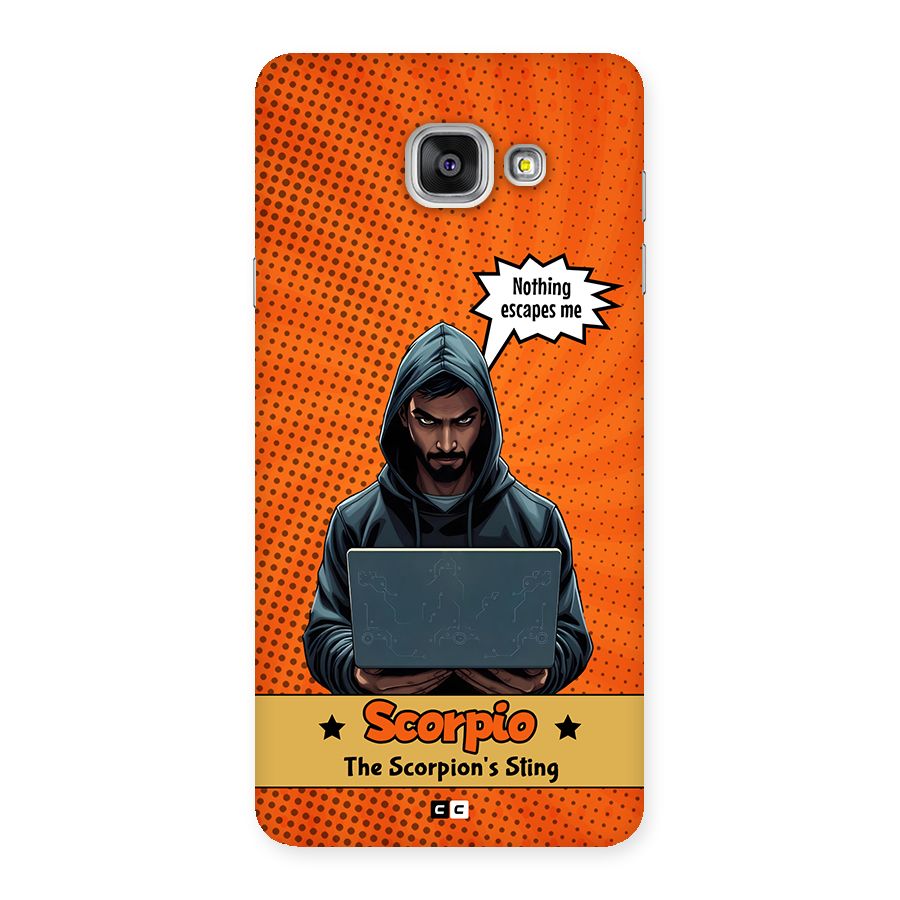 Scorpio Warning Back Case for Galaxy A7 (2016)