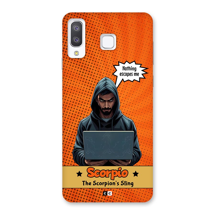 Scorpio Warning Back Case for Galaxy A8 Star