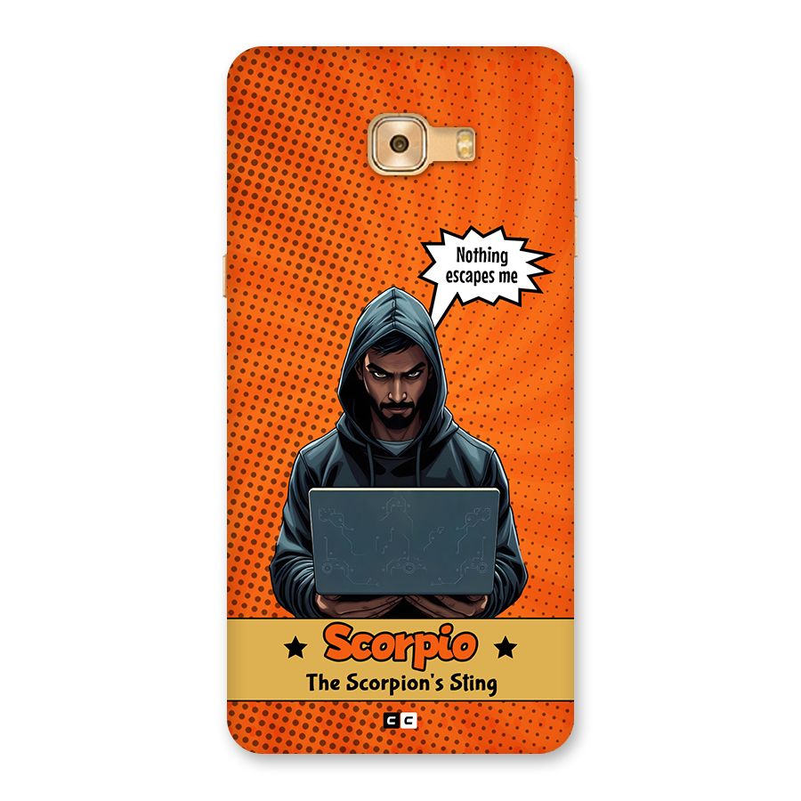 Scorpio Warning Back Case for Galaxy C9 Pro