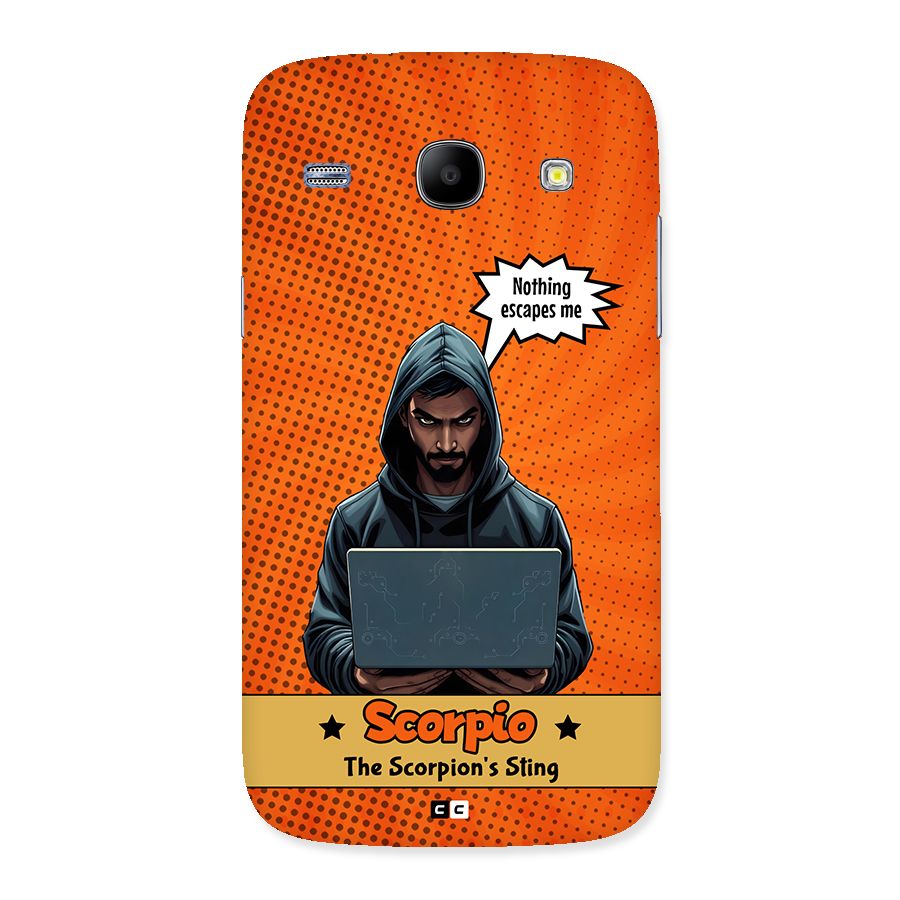 Scorpio Warning Back Case for Galaxy Core