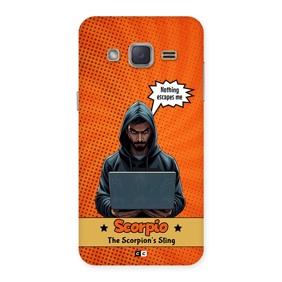 Scorpio Warning Back Case for Galaxy J2
