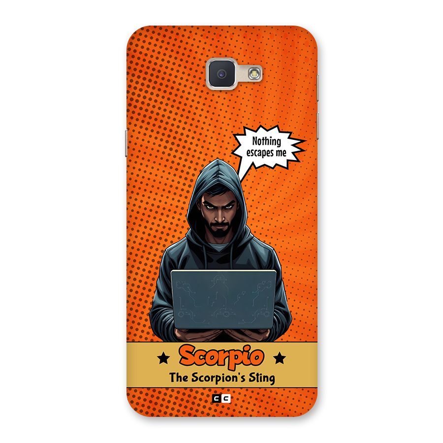Scorpio Warning Back Case for Galaxy J5 Prime