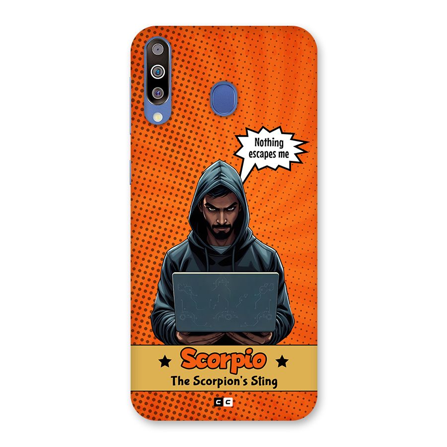 Scorpio Warning Back Case for Galaxy M30