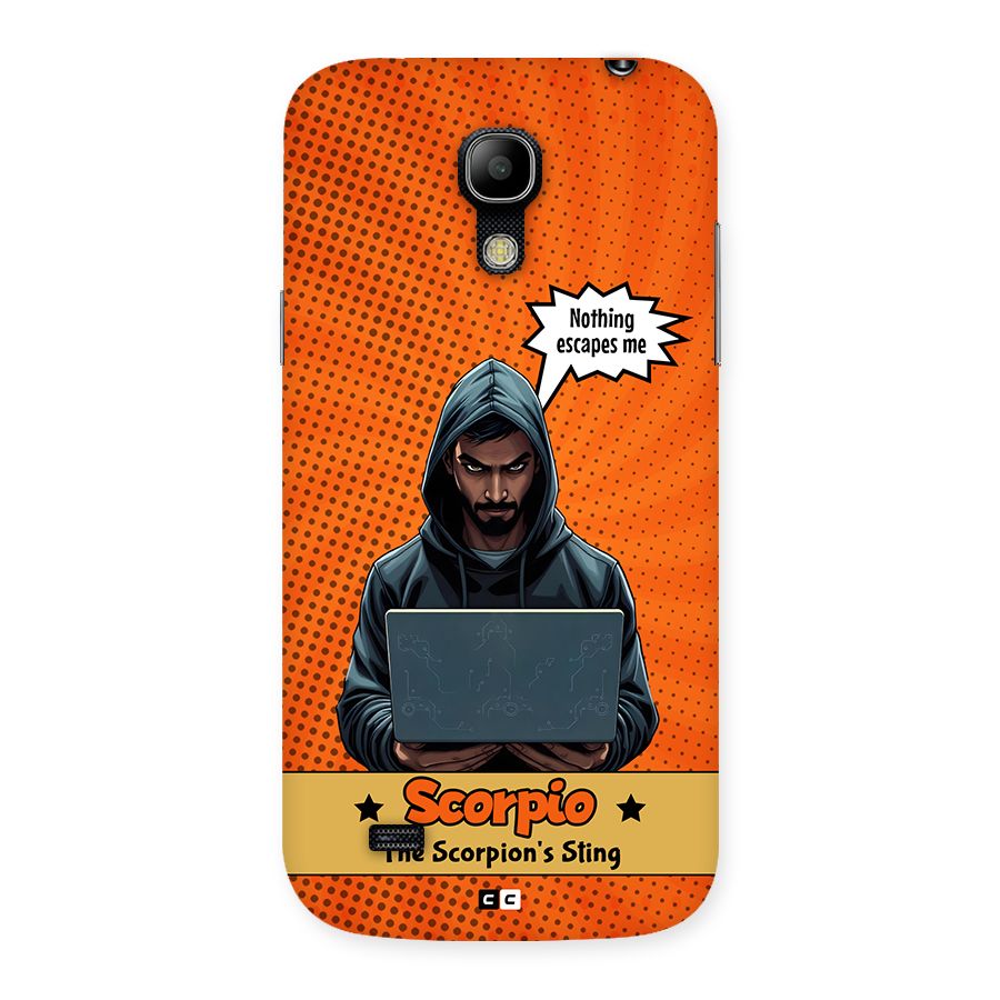 Scorpio Warning Back Case for Galaxy S4 Mini