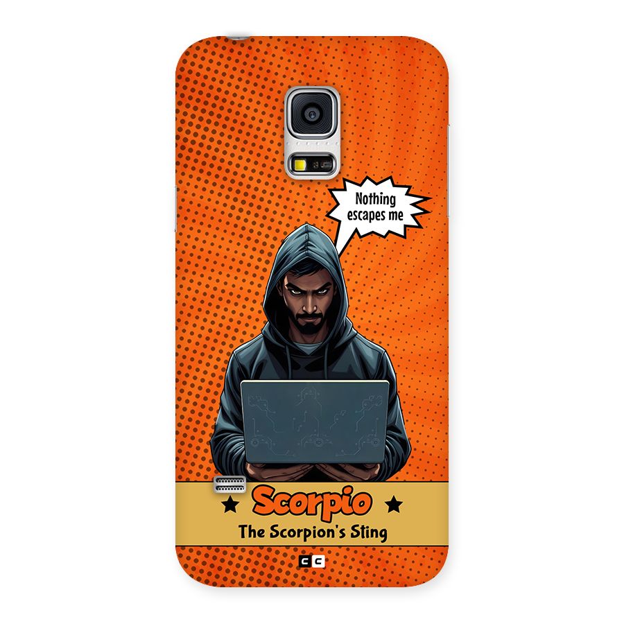 Scorpio Warning Back Case for Galaxy S5 Mini