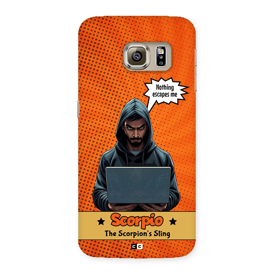 Scorpio Warning Back Case for Galaxy S6 edge