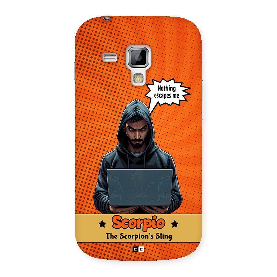 Scorpio Warning Back Case for Galaxy S Duos