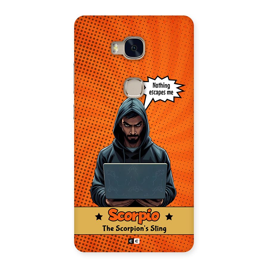 Scorpio Warning Back Case for Honor 5X
