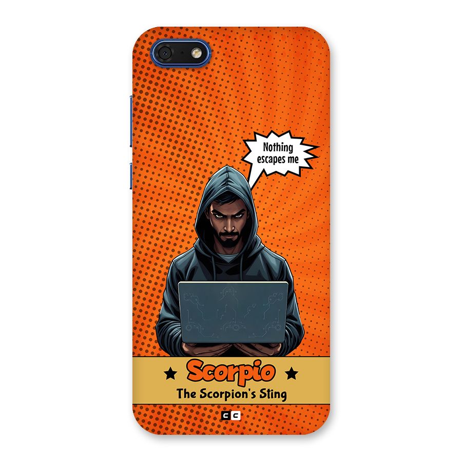 Scorpio Warning Back Case for Honor 7s