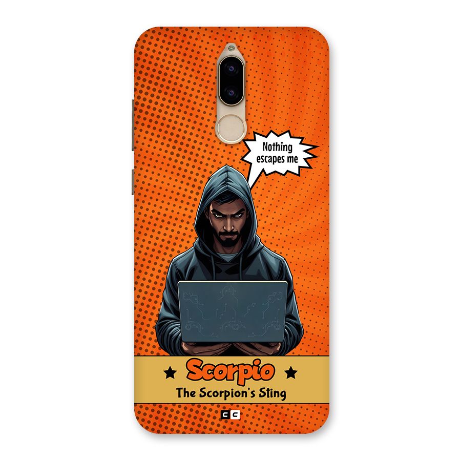 Scorpio Warning Back Case for Honor 9i