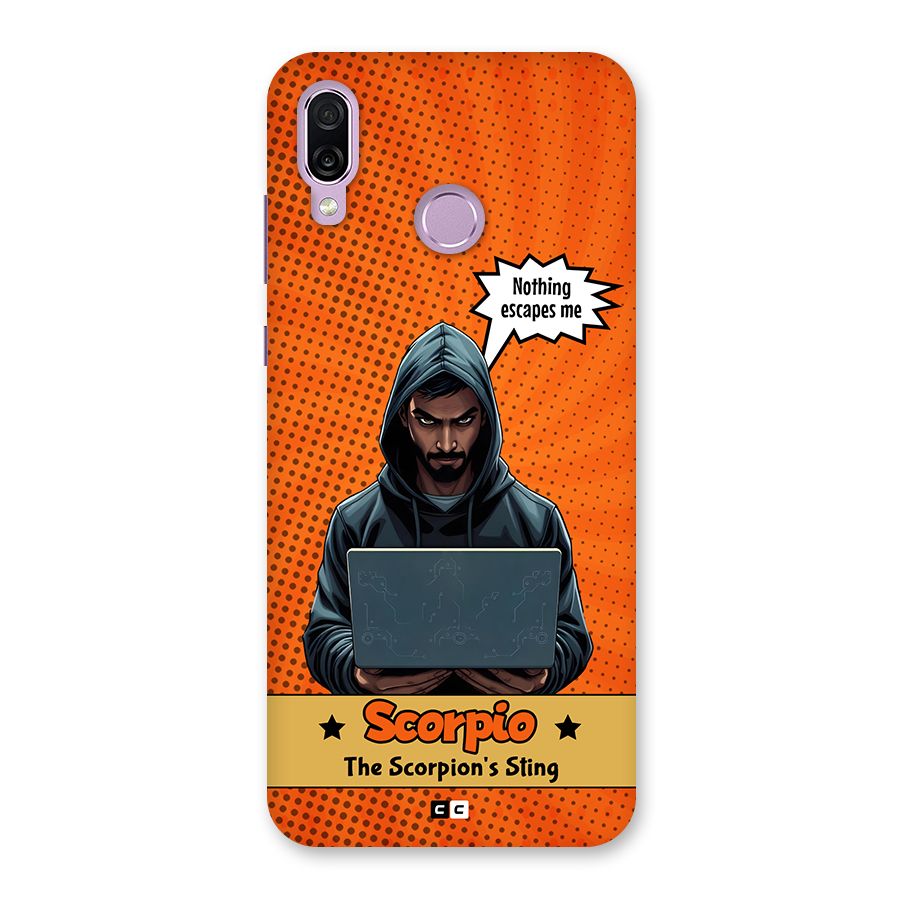 Scorpio Warning Back Case for Honor Play