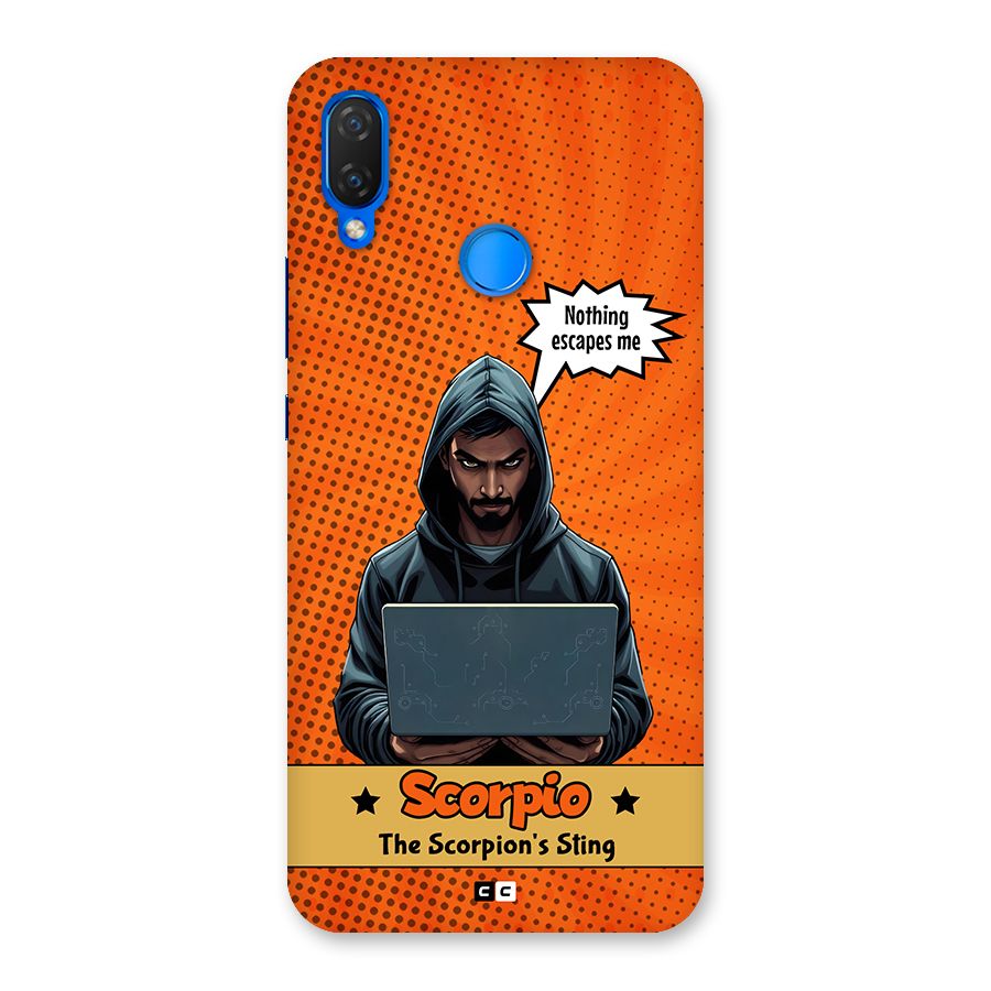 Scorpio Warning Back Case for Huawei Nova 3i