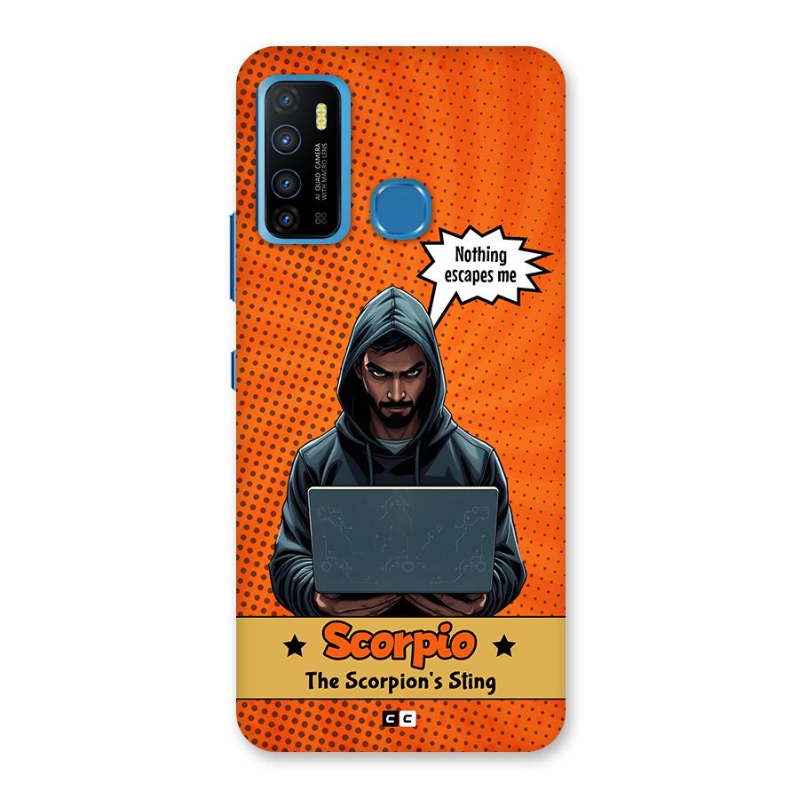 Scorpio Warning Back Case for Infinix Hot 9