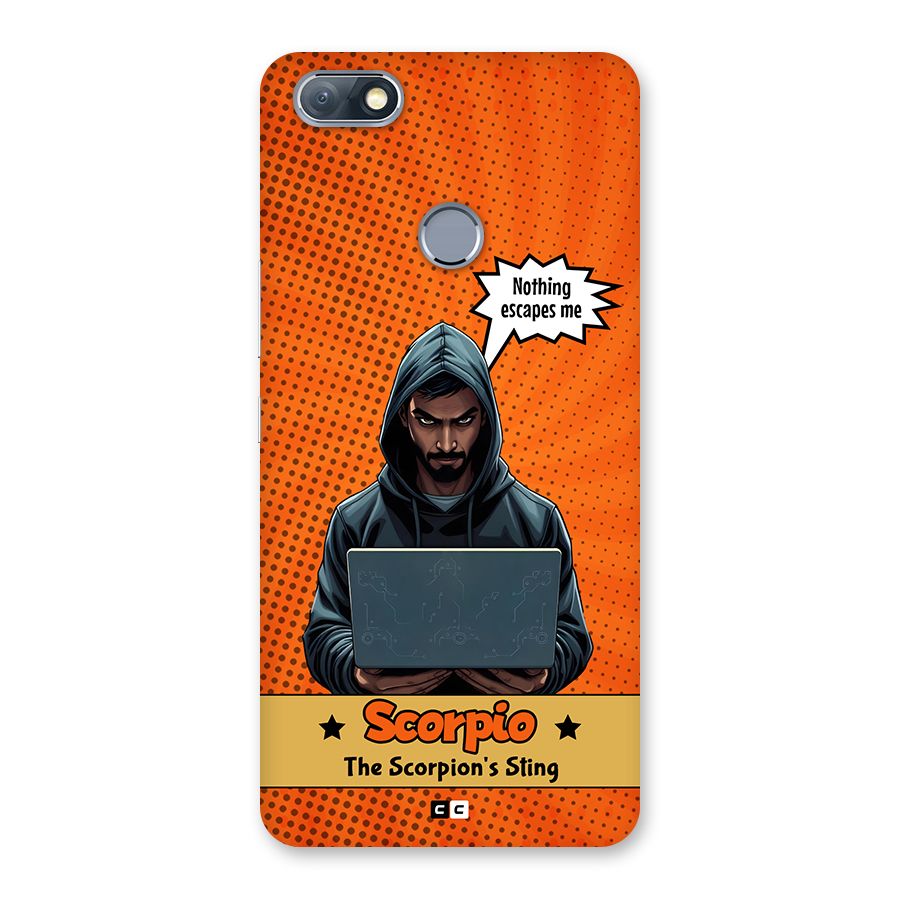Scorpio Warning Back Case for Infinix Note 5