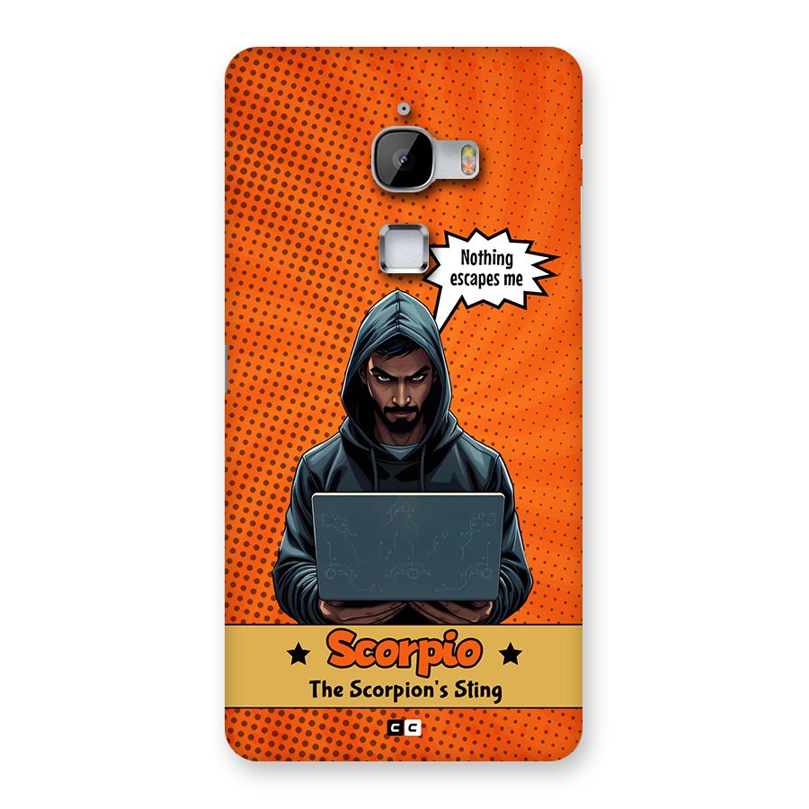 Scorpio Warning Back Case for LeTV Le Max