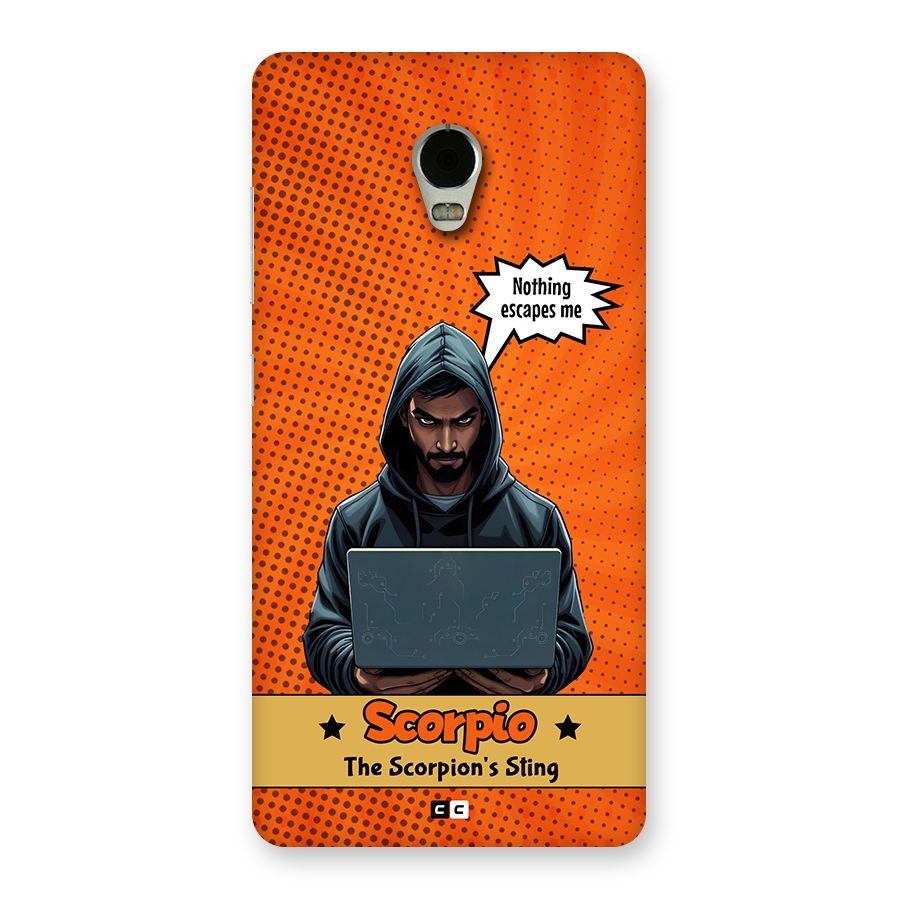 Scorpio Warning Back Case for Lenovo Vibe P1