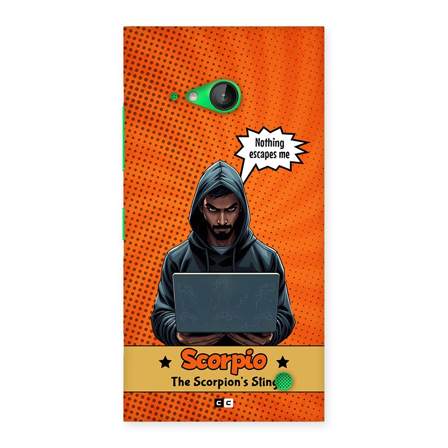 Scorpio Warning Back Case for Lumia 730