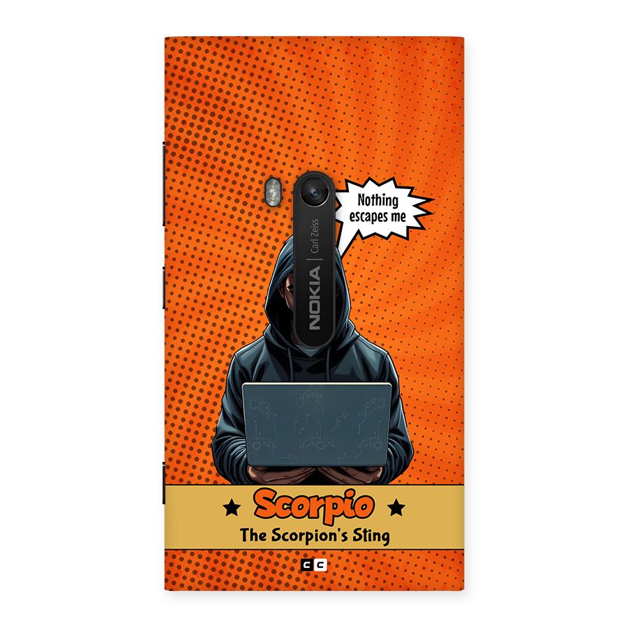Scorpio Warning Back Case for Lumia 920