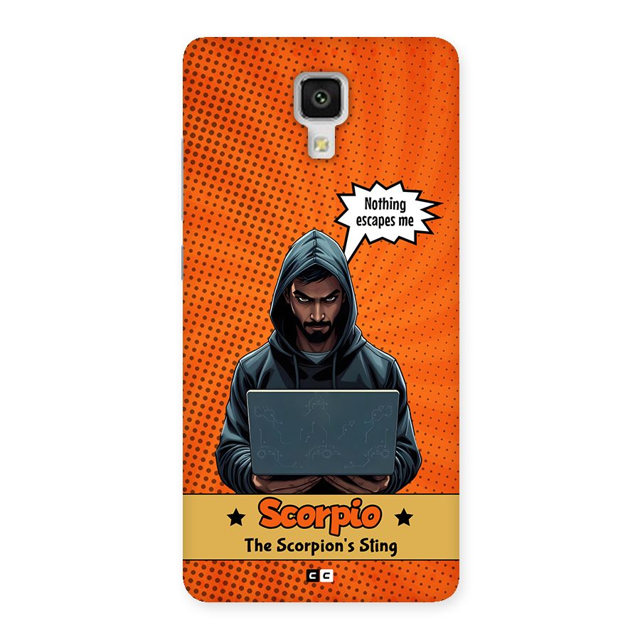 Scorpio Warning Back Case for Mi4