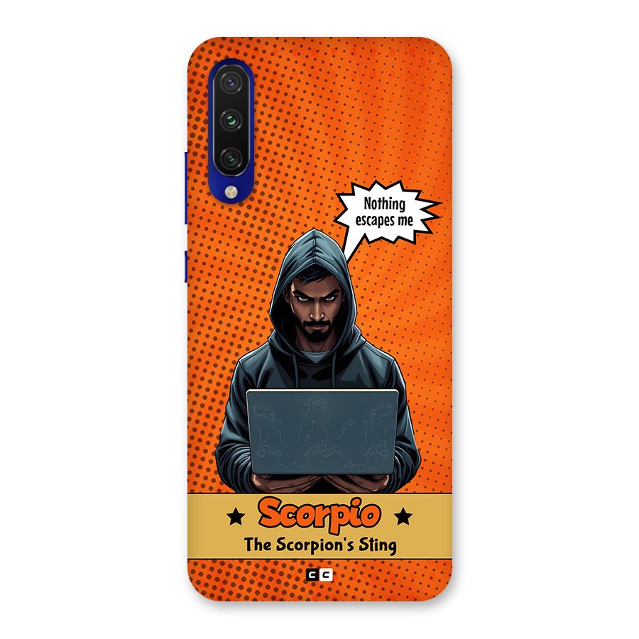 Scorpio Warning Back Case for Mi A3