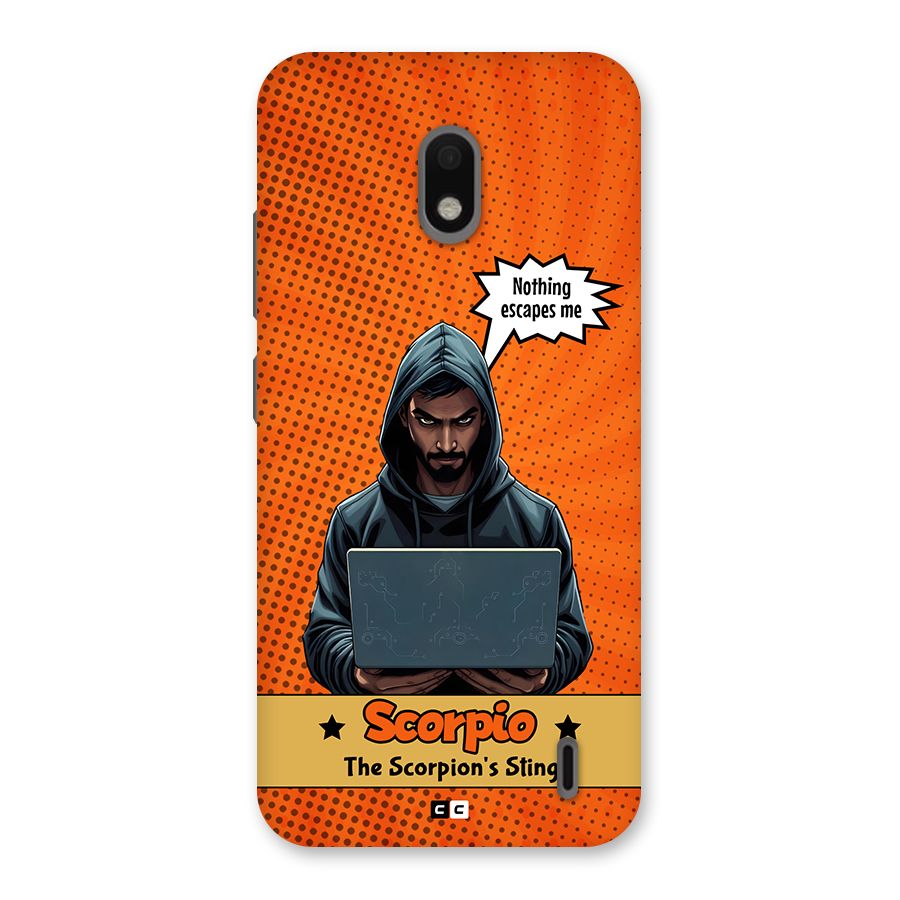 Scorpio Warning Back Case for Nokia 2.2