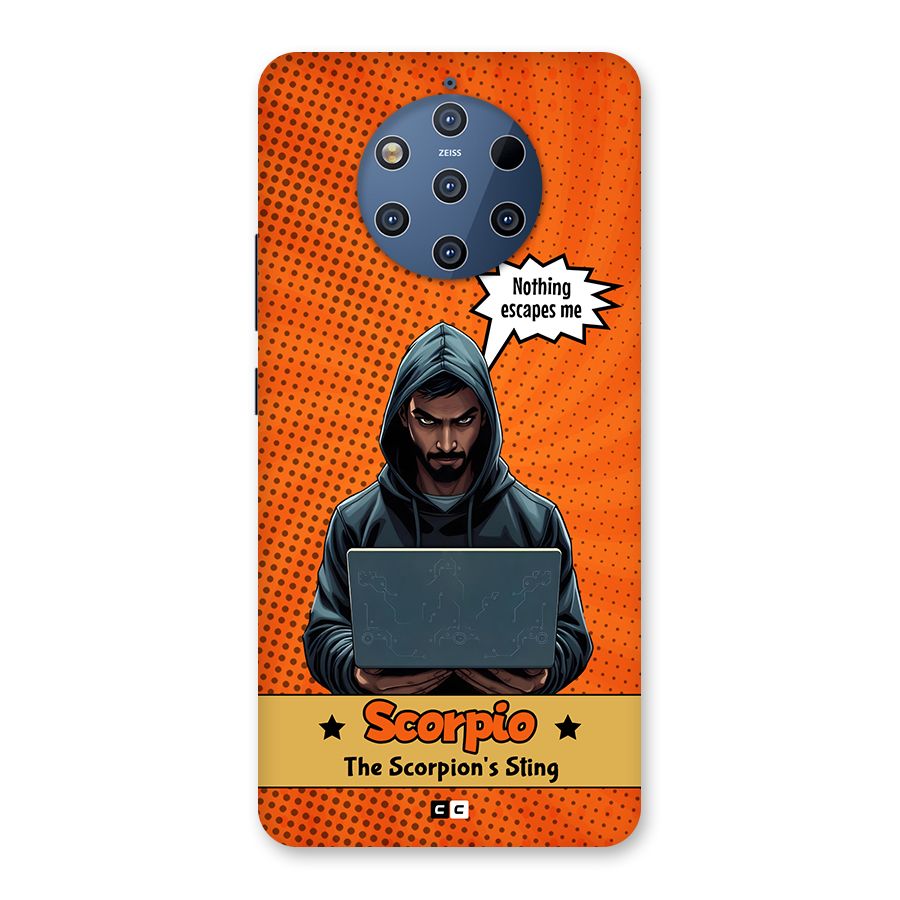 Scorpio Warning Back Case for Nokia 9 PureView
