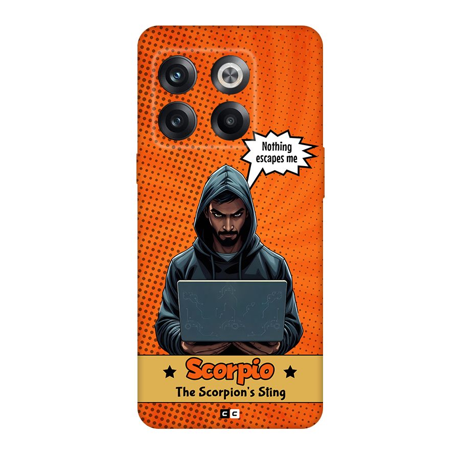 Scorpio Warning Back Case for OnePlus 10T
