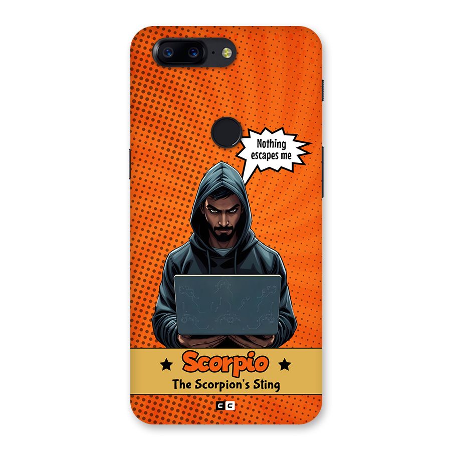 Scorpio Warning Back Case for OnePlus 5T